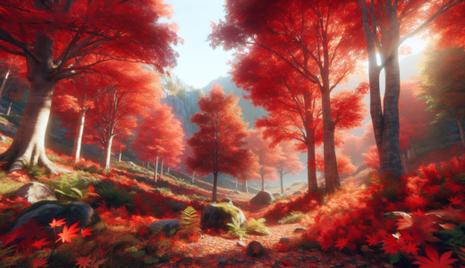 AIが描く鮮やかな世界:「紅葉」イラスト生成の魅力を紹介