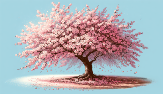 AI画像生成で魅力的な桜の木イラストを作成する方法